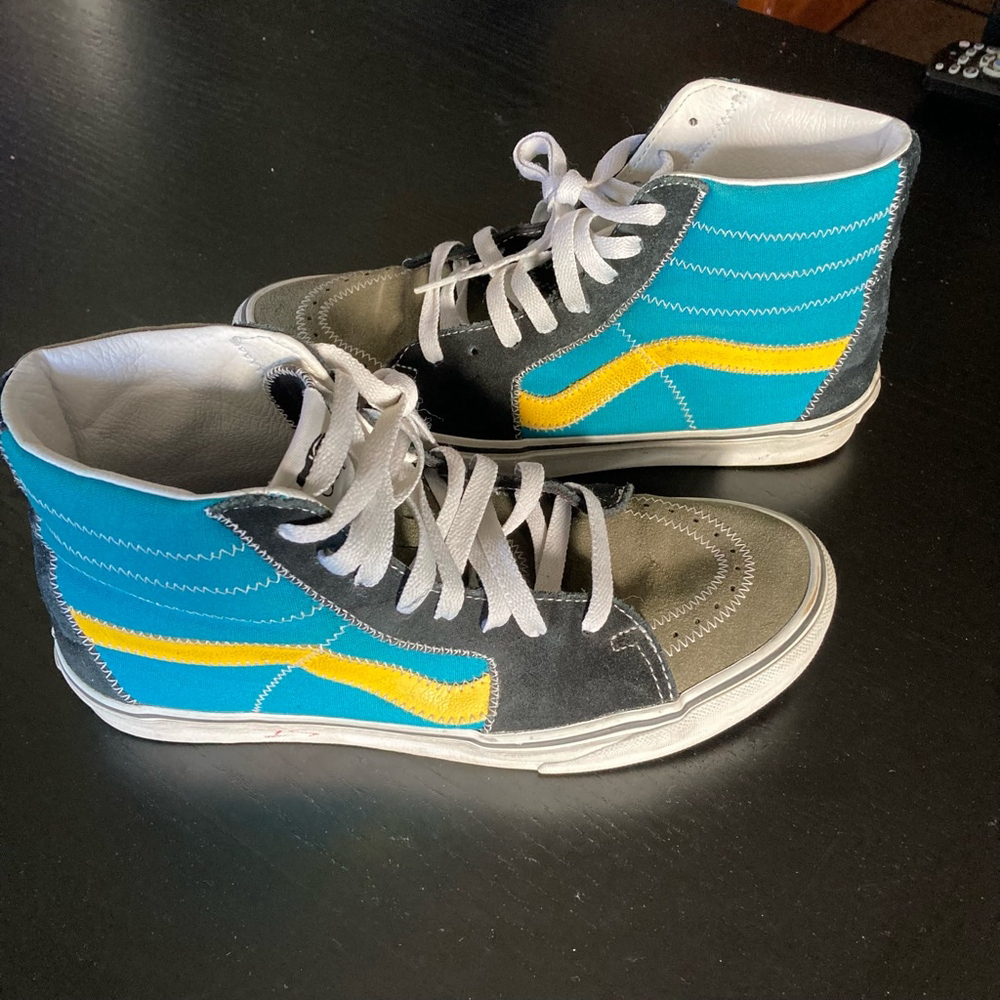 Men's Vans High Top Sneakers Multi-color Size